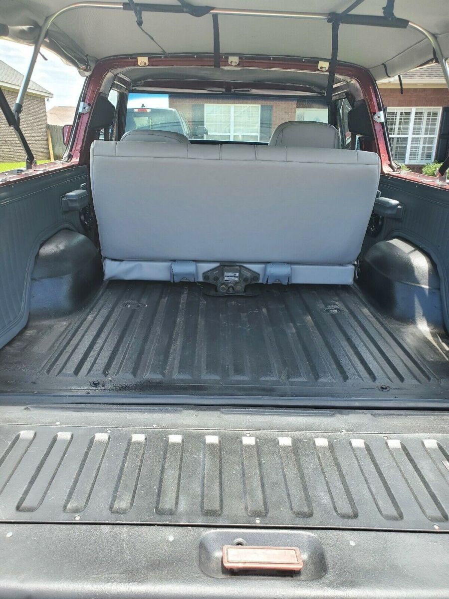 1979 Red Ford Bronco SUV
