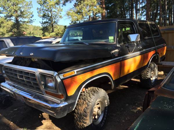 1979 black Ford Bronco