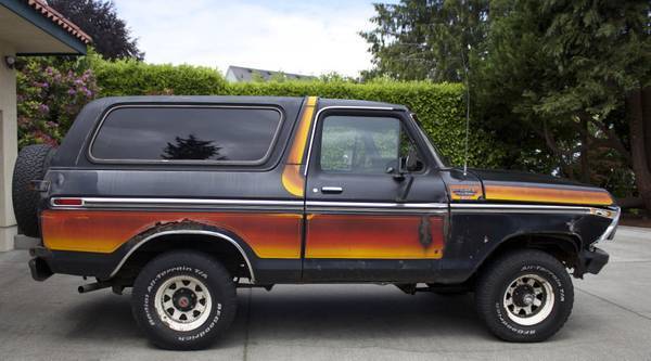 1979 black Ford Bronco