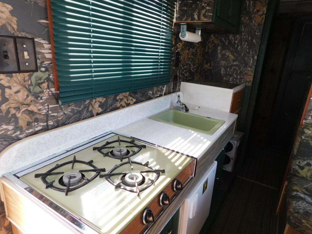 1979 Green Ford E-Series Van Van Camper