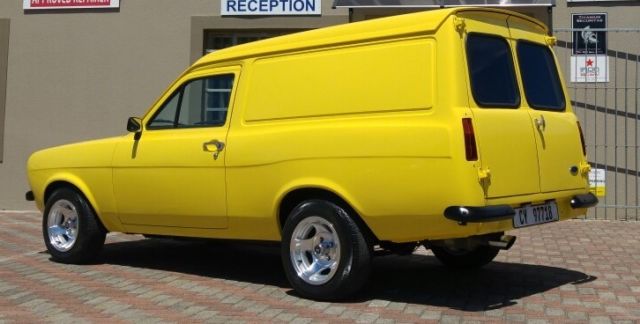 1979 Yellow Ford Escort Minivan