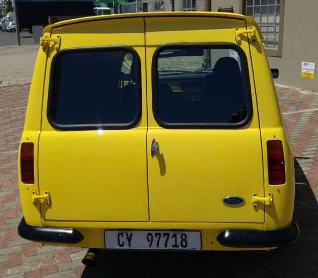 1979 Yellow Ford Escort Minivan