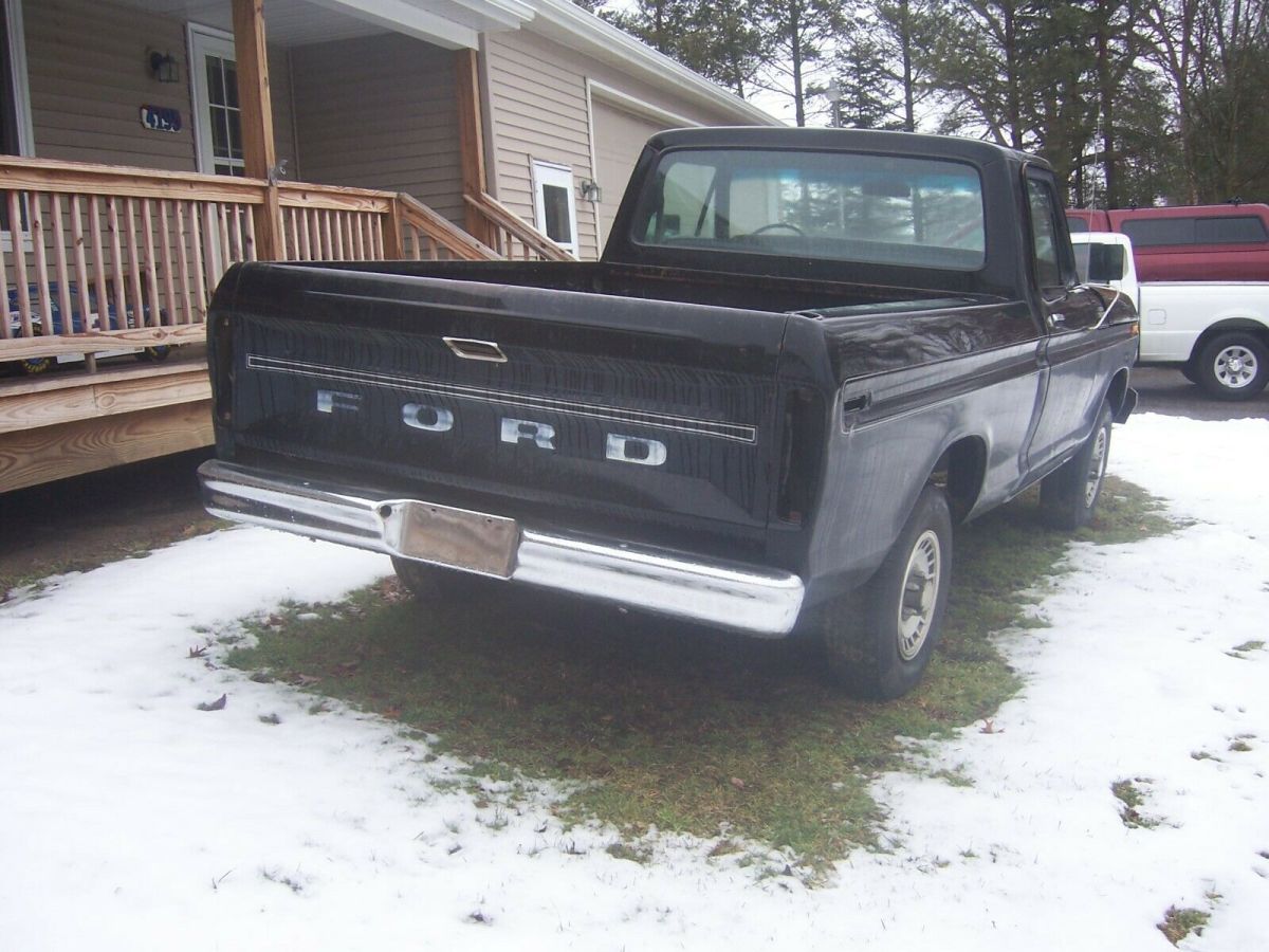 1979 Black Ford F-100 reg cab