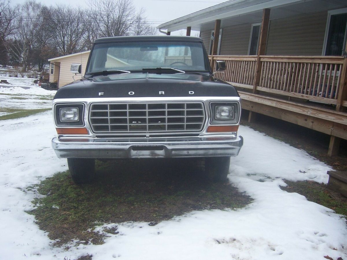 1979 Black Ford F-100 reg cab