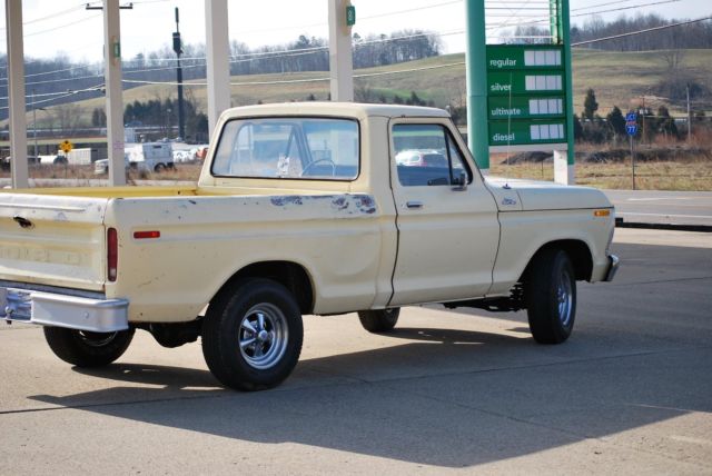 1979 beige Ford F-100 Standard Cab Pickup