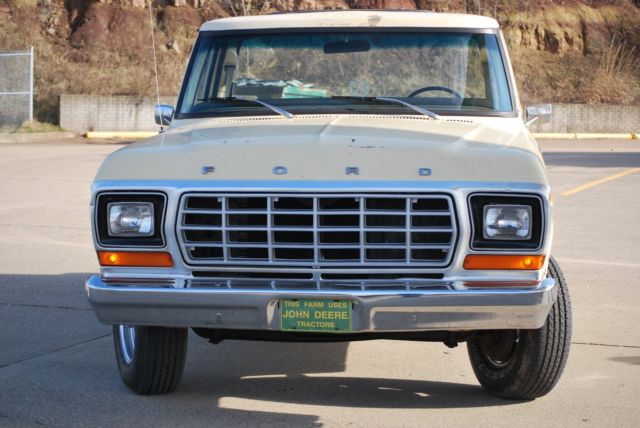 1979 beige Ford F-100 Standard Cab Pickup