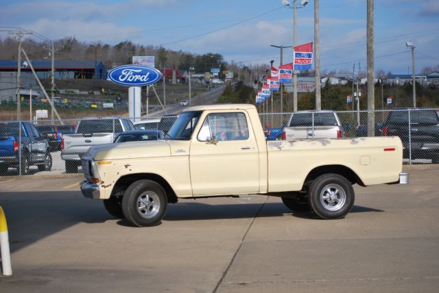 1979 beige Ford F-100 Standard Cab Pickup