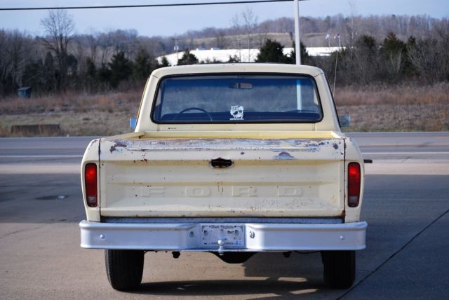1979 beige Ford F-100 Standard Cab Pickup
