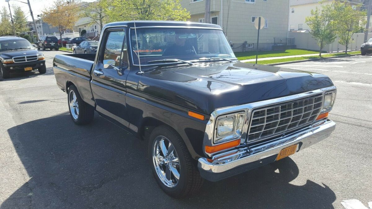 1979 Black Ford F-100 Standard Cab Pickup
