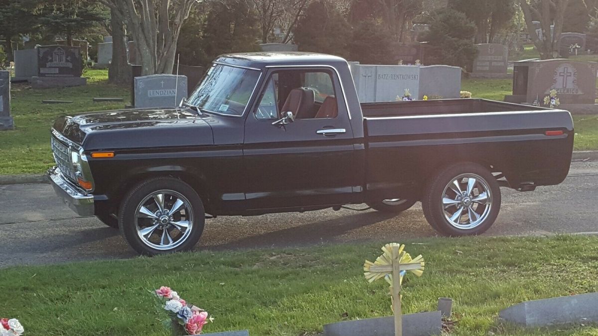 1979 Black Ford F-100 Standard Cab Pickup