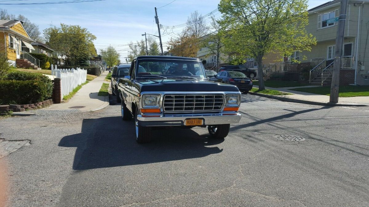 1979 Black Ford F-100 Standard Cab Pickup