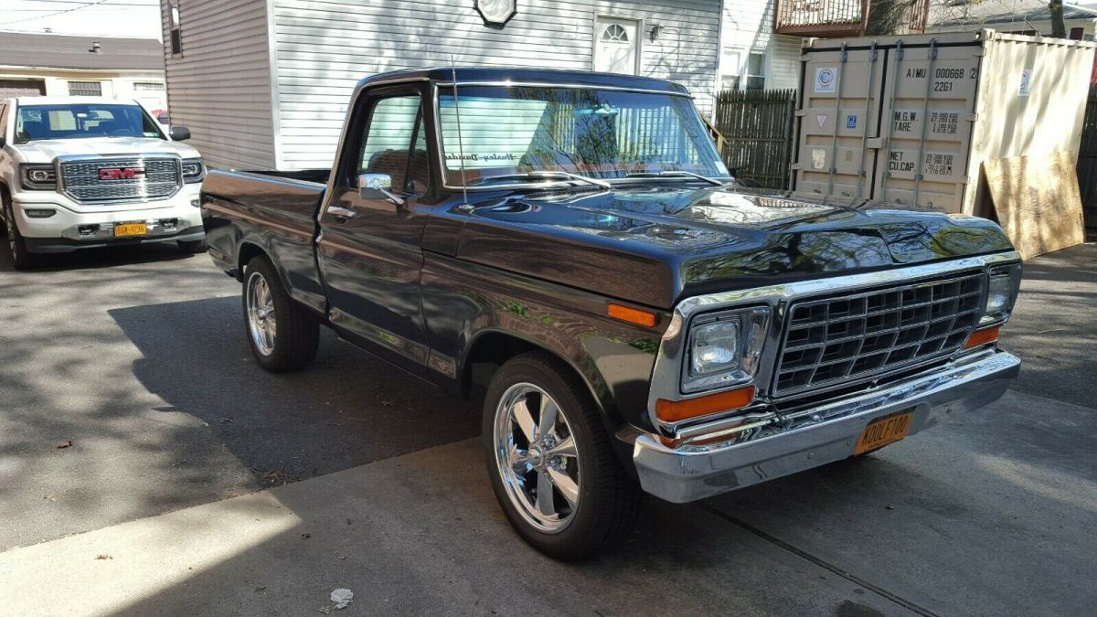 1979 Black Ford F-100 Standard Cab Pickup