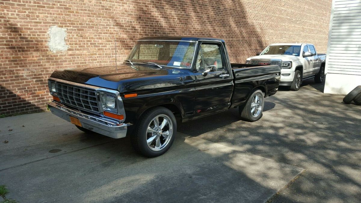 1979 Black Ford F-100 Standard Cab Pickup