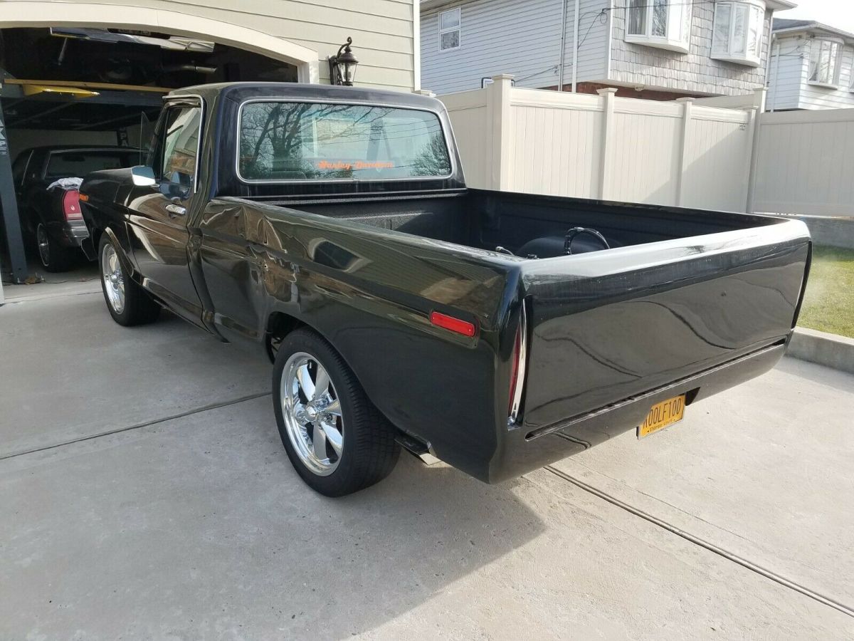 1979 Black Ford F-100 Standard Cab Pickup