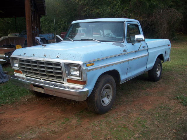 1979 Blue Ford F-100