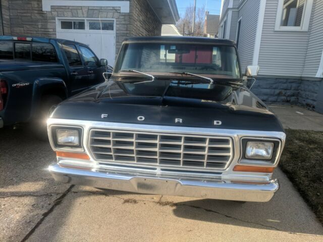 1979 Black Ford F-100 Standard Cab Pickup