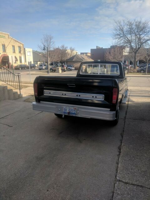 1979 Black Ford F-100 Standard Cab Pickup