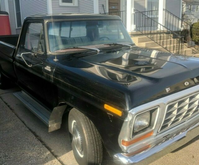 1979 Black Ford F-100 Standard Cab Pickup