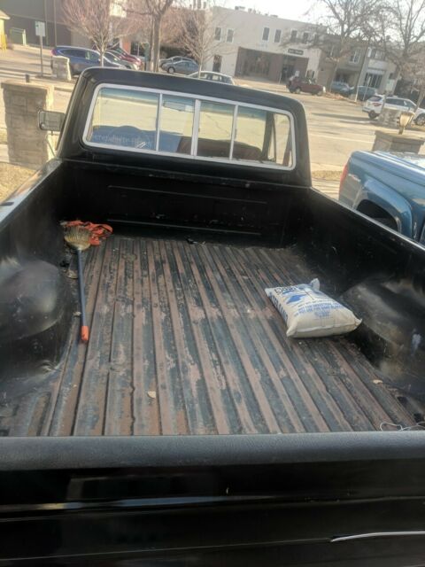 1979 Black Ford F-100 Standard Cab Pickup