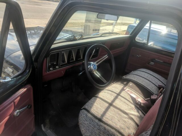 1979 Black Ford F-100 Standard Cab Pickup