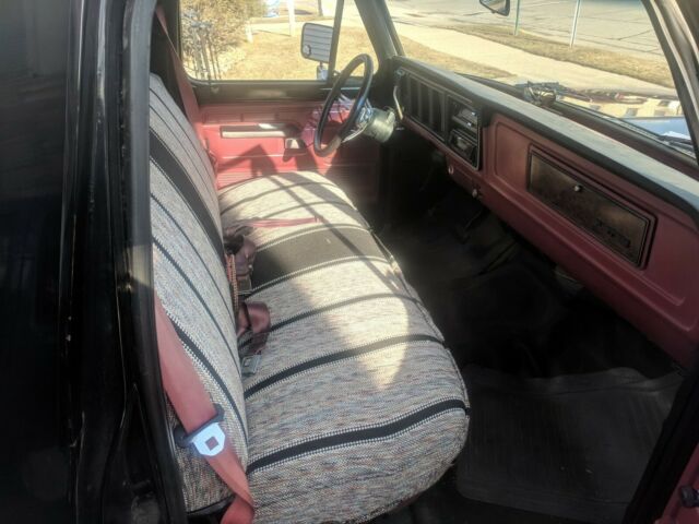 1979 Black Ford F-100 Standard Cab Pickup