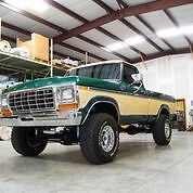 1979 Green and Cream Ford F-150 Regular Cab