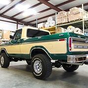 1979 Green and Cream Ford F-150 Regular Cab