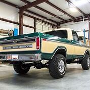 1979 Green and Cream Ford F-150 Regular Cab