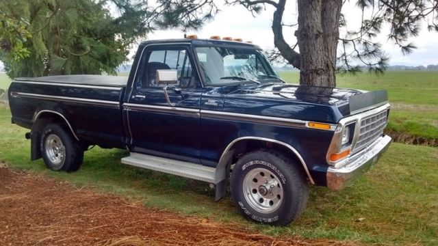 1979 Blue Ford F-150 Standard Cab Pickup