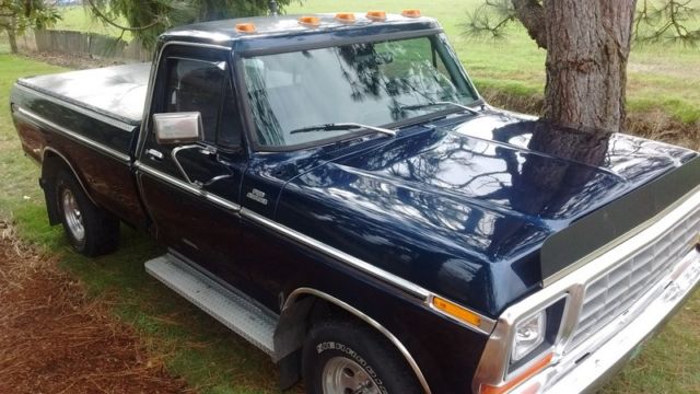 1979 Blue Ford F-150 Standard Cab Pickup
