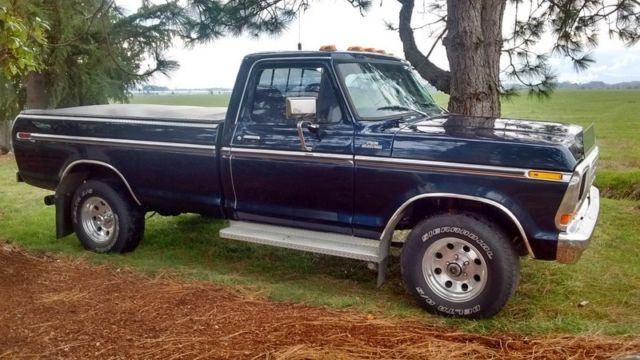 1979 Blue Ford F-150 Standard Cab Pickup