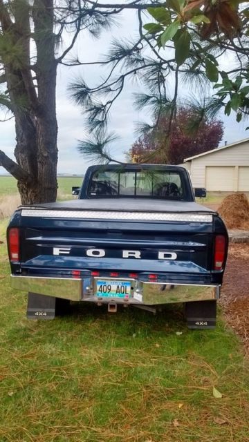 1979 Blue Ford F-150 Standard Cab Pickup
