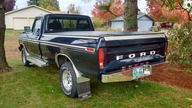 1979 Blue Ford F-150 Standard Cab Pickup