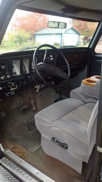 1979 Blue Ford F-150 Standard Cab Pickup