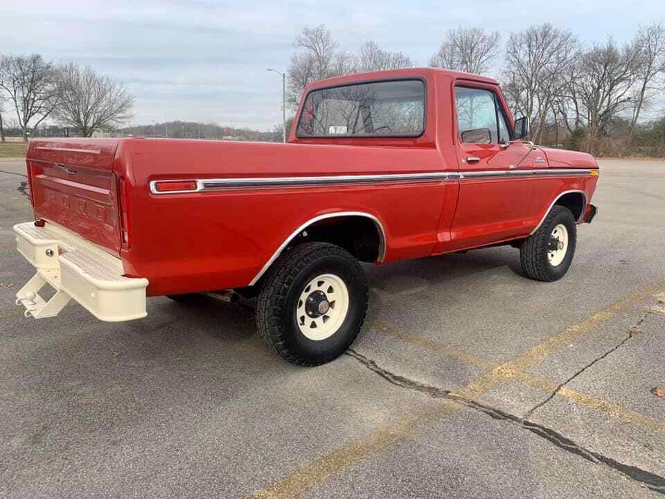 1979 Red Ford F-150 Standard Cab Pickup