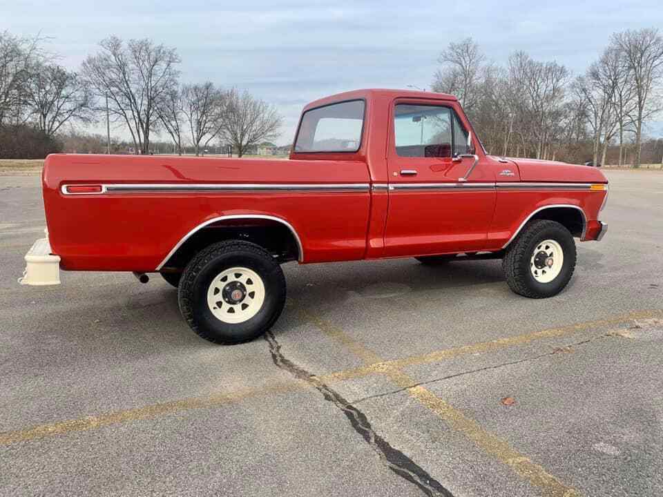 1979 Red Ford F-150 Standard Cab Pickup