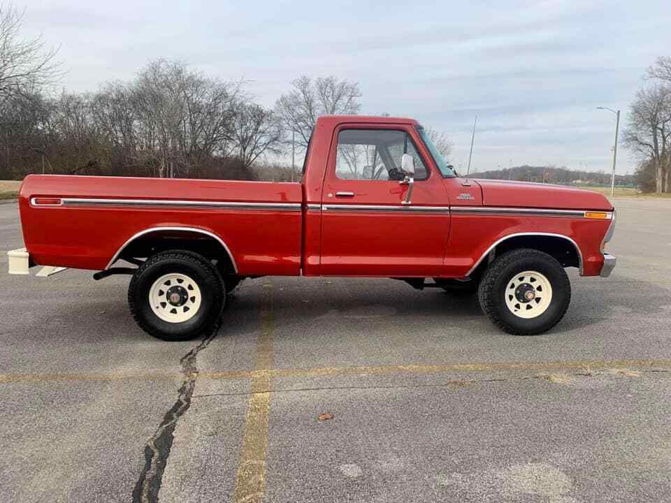 1979 Red Ford F-150 Standard Cab Pickup