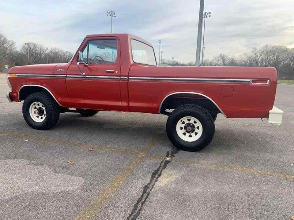 1979 Red Ford F-150 Standard Cab Pickup