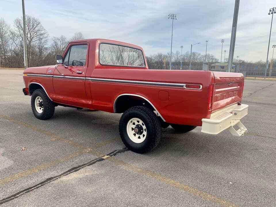 1979 Red Ford F-150 Standard Cab Pickup