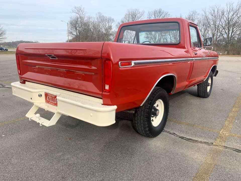 1979 Red Ford F-150 Standard Cab Pickup