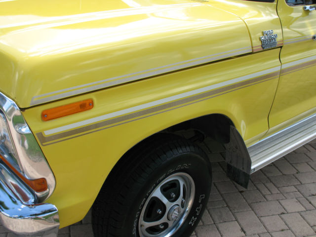 1979 Yellow Ford F-150 Standard Cab Pickup