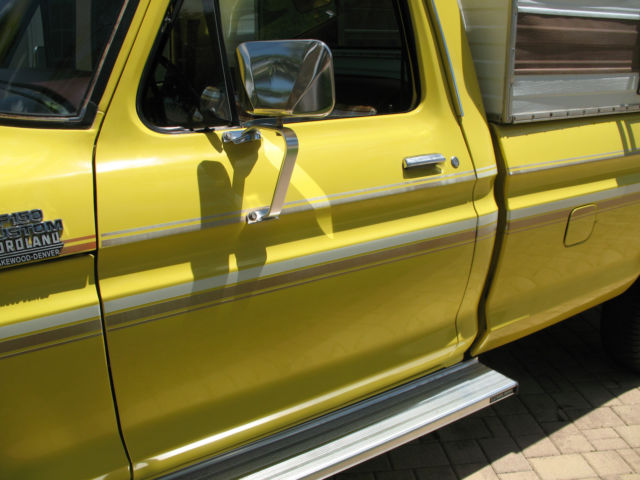 1979 Yellow Ford F-150 Standard Cab Pickup