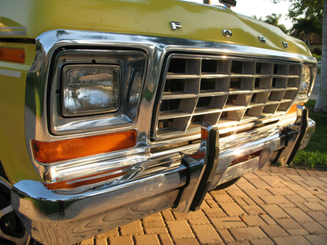 1979 Yellow Ford F-150 Standard Cab Pickup