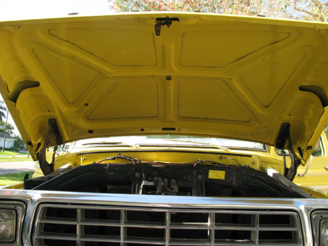 1979 Yellow Ford F-150 Standard Cab Pickup