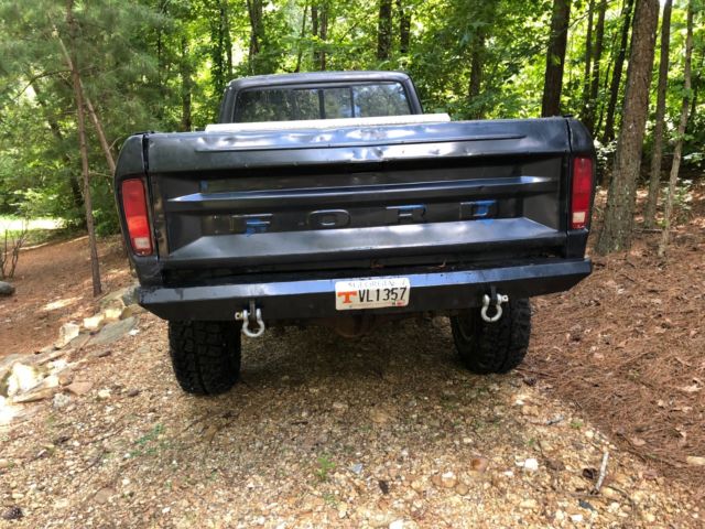 1979 Black Ford F-150 Standard Cab Pickup