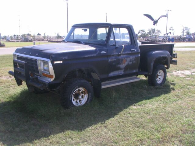 1979 Black Ford F-150 Step side