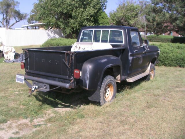 1979 Black Ford F-150 Step side