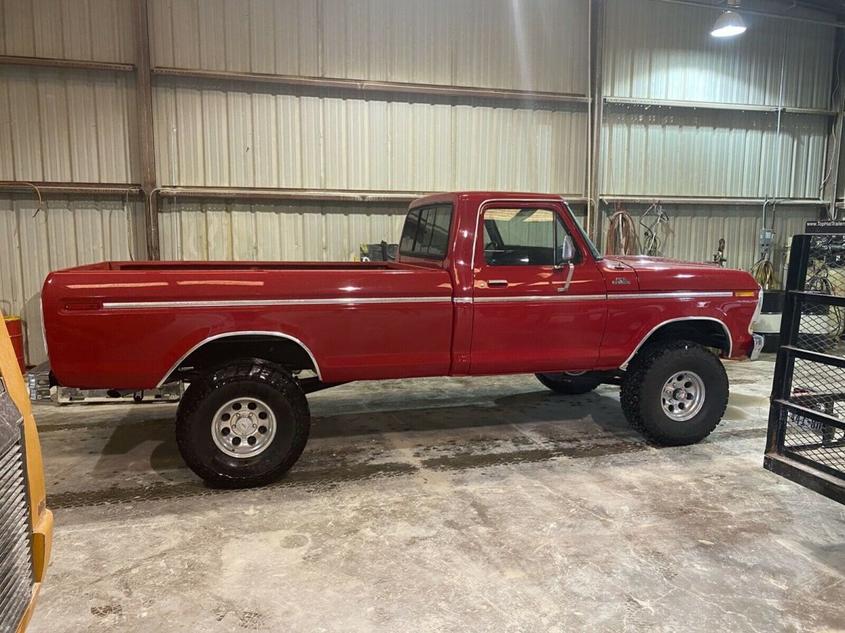 1979 Red Ford F-150 Standard Cab Pickup