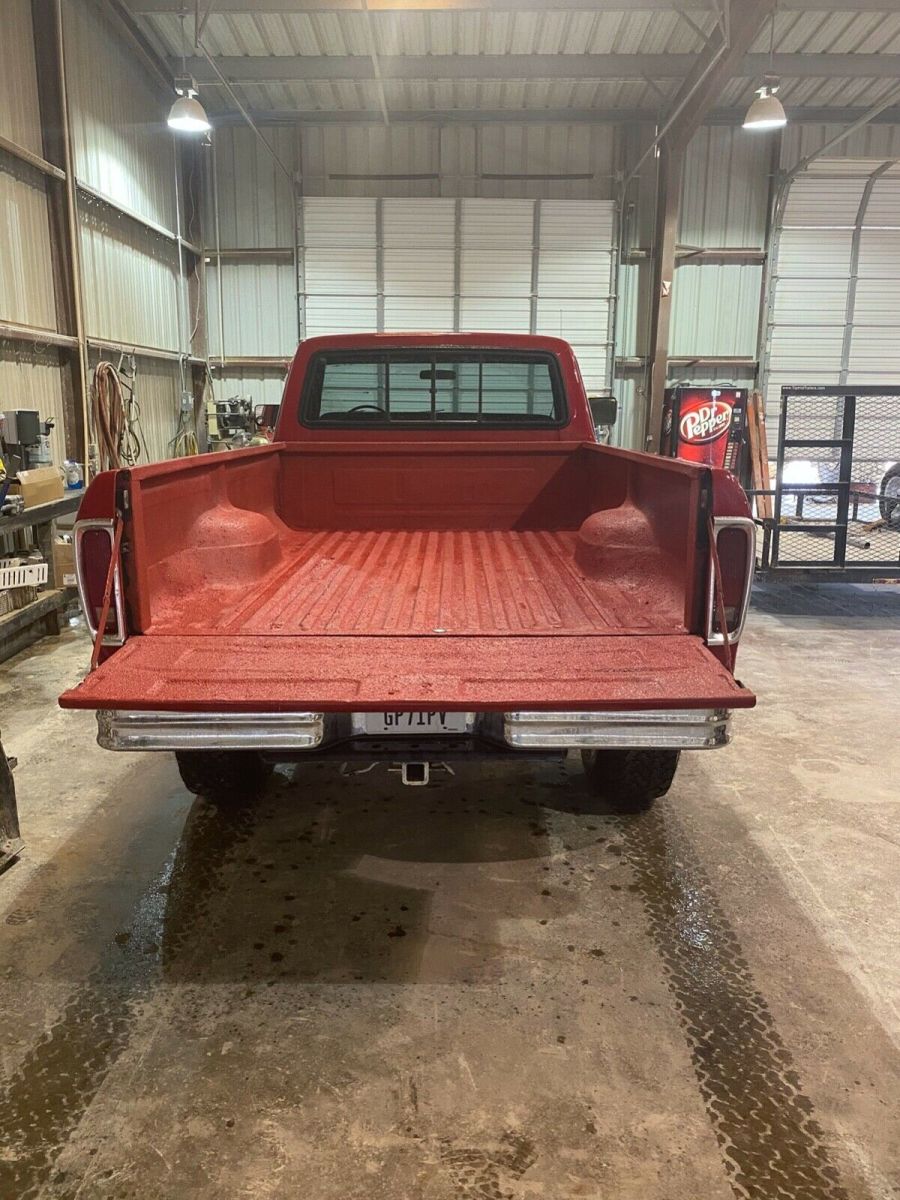 1979 Red Ford F-150 Standard Cab Pickup