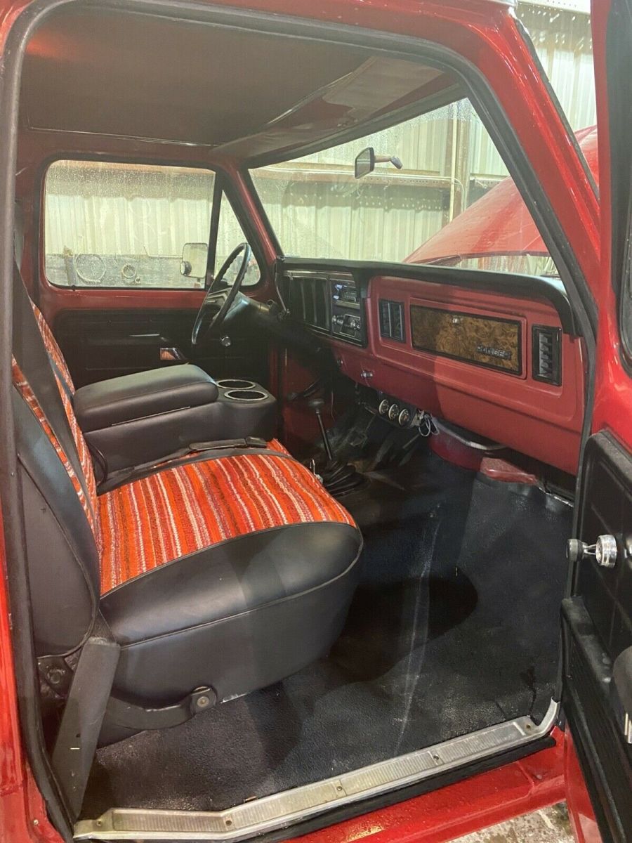 1979 Red Ford F-150 Standard Cab Pickup